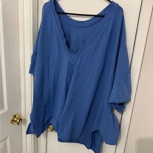 Free People Movement V-Neck Oversized Tee
